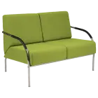 SPA 2 chrom, látka BONDAI BN17 (7032) - látka zelinkavá